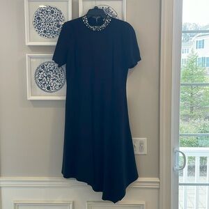 Karl Lagerfeld BLACK Dress with Pearl Accents size 14 wore once